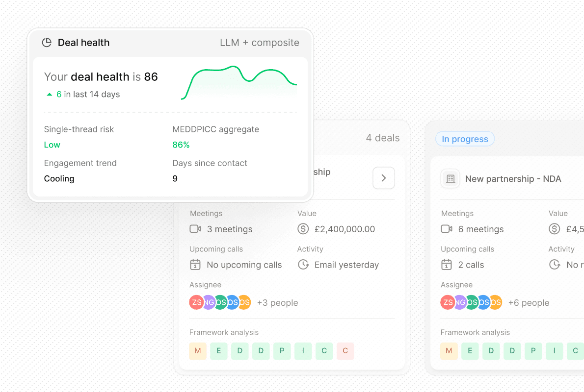 Get full visibility into your sales pipeline health